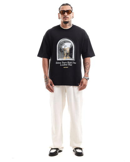 T-SHIRT " GOLDEN TEARS PRINTED TEE "