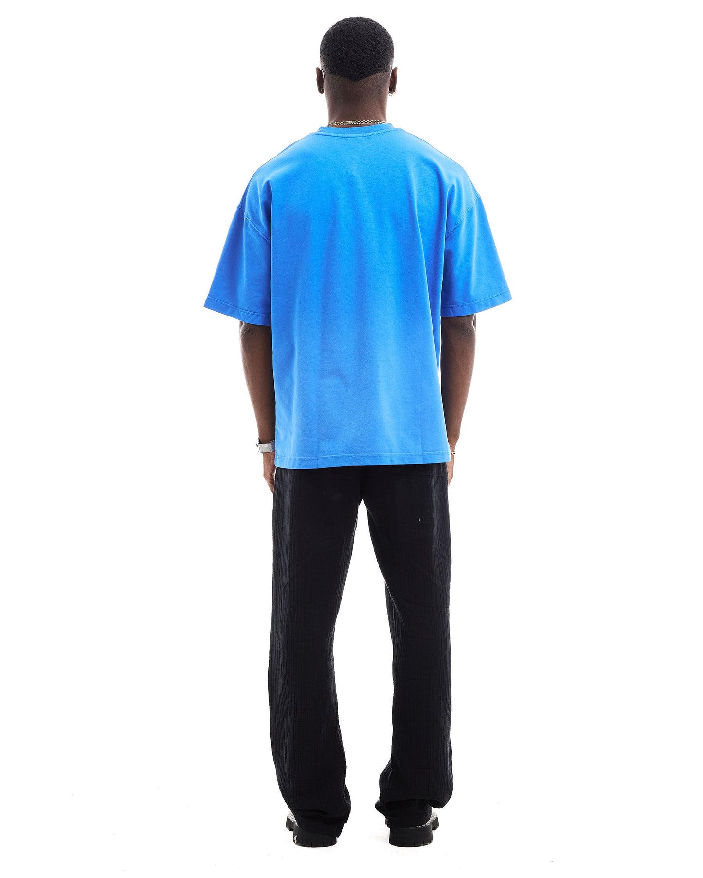 T-SHIRT " PRINTED AND BRUSH IMPACT WASING TEE "