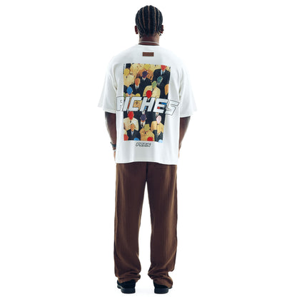 T-SHIRT " PERSONNAGES MASQUE PRINTED "
