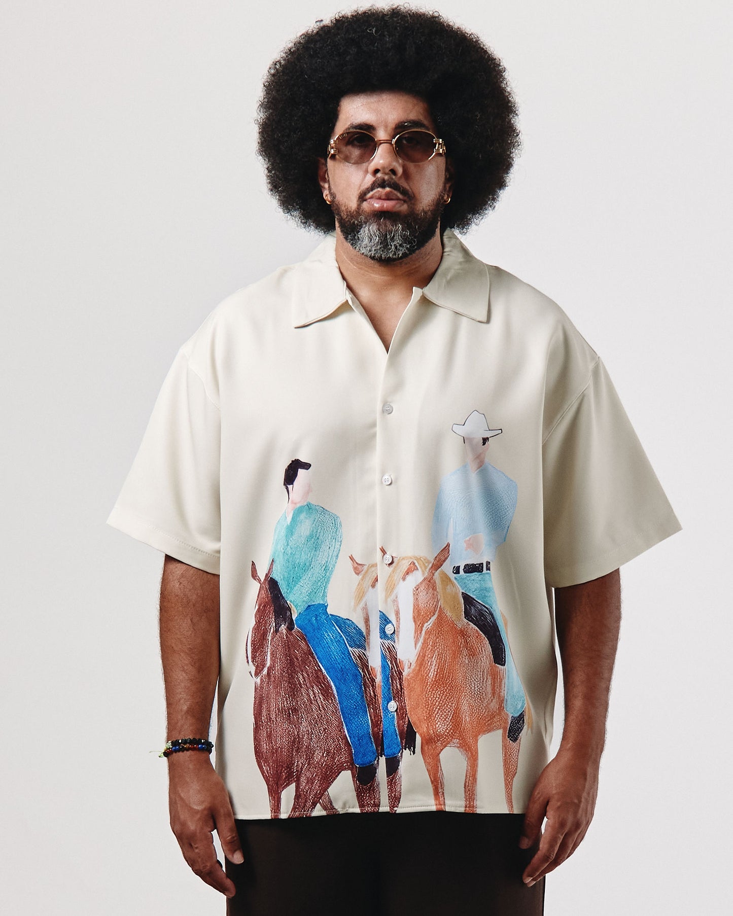 CHEMISE STYLE WESTERN COWBOYS & CHEVAUX