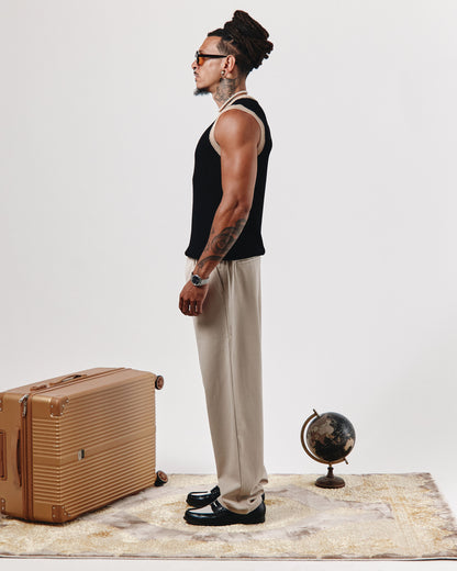 PANTALON A PINCE COUPE REGULAR