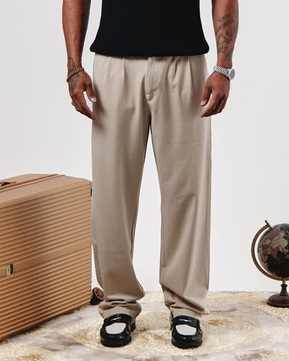 PANTALON A PINCE COUPE REGULAR