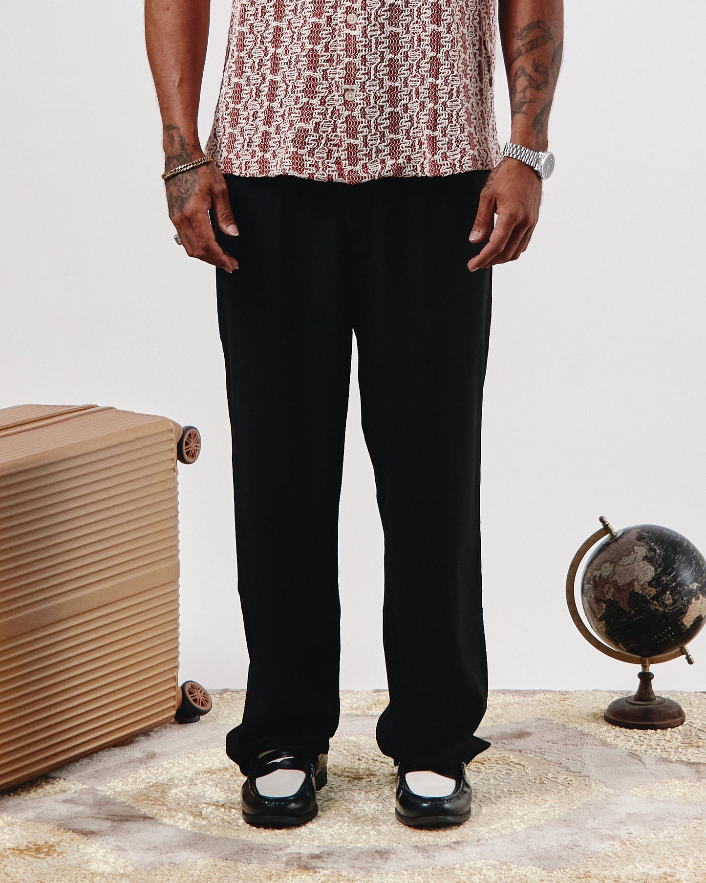 PANTALON A PINCE COUPE FLUIDE