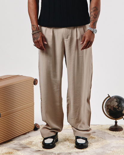 PANTALON A PINCE COUPE FLUIDE