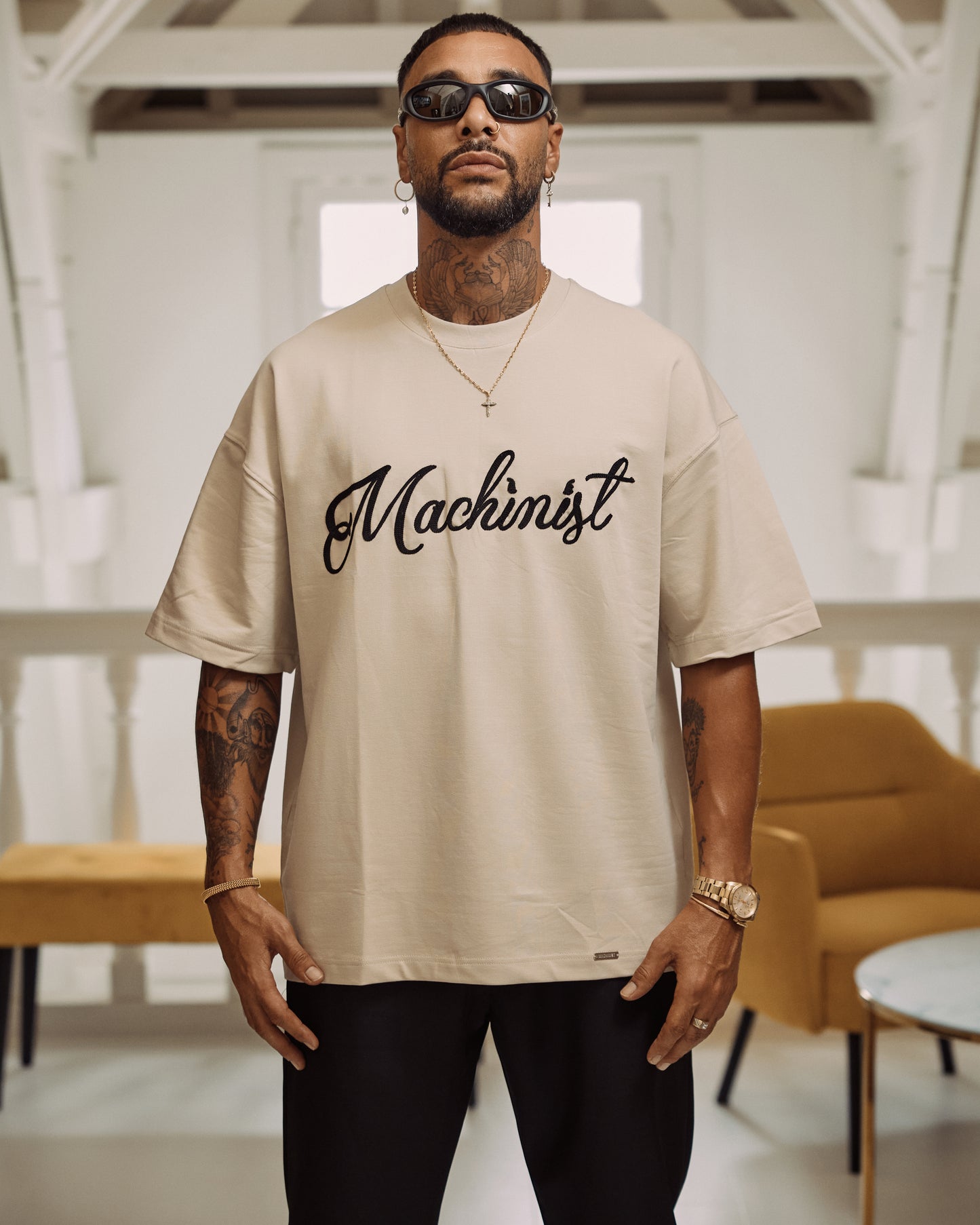 Tee Shirt Machinist Beige