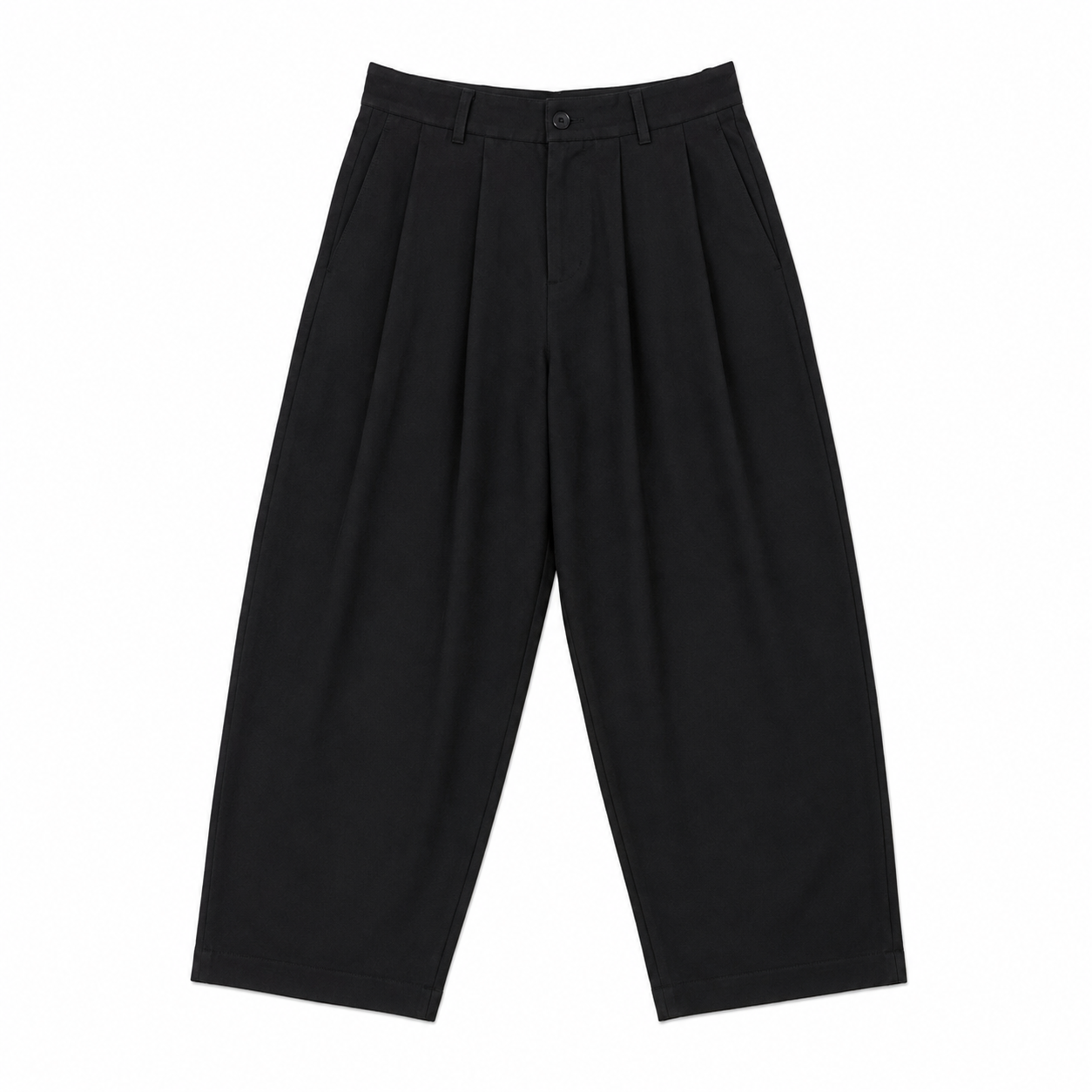 PANTALON BALLOON DOUBLE EFFET À PINCE