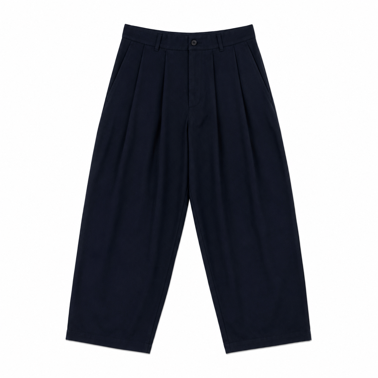 PANTALON BALLOON DOUBLE EFFET À PINCE