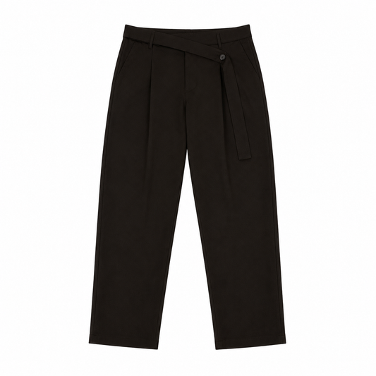 PANTALON À CEINTURE INTÉGRÉE