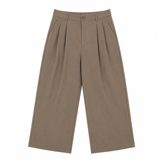 PANTALON BARREL À PINCE