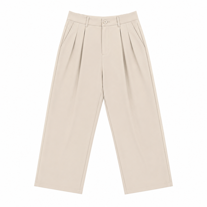 PANTALON DOUBLE EFFET À PINCE