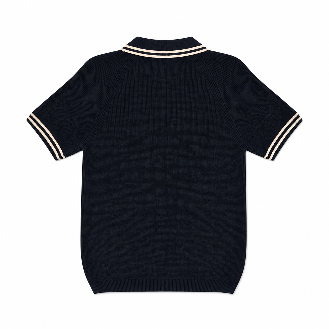 POLO ZIPPÉ BRODERIE