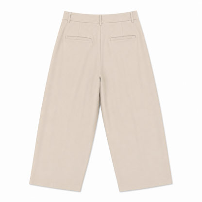 PANTALON DOUBLE EFFET À PINCE