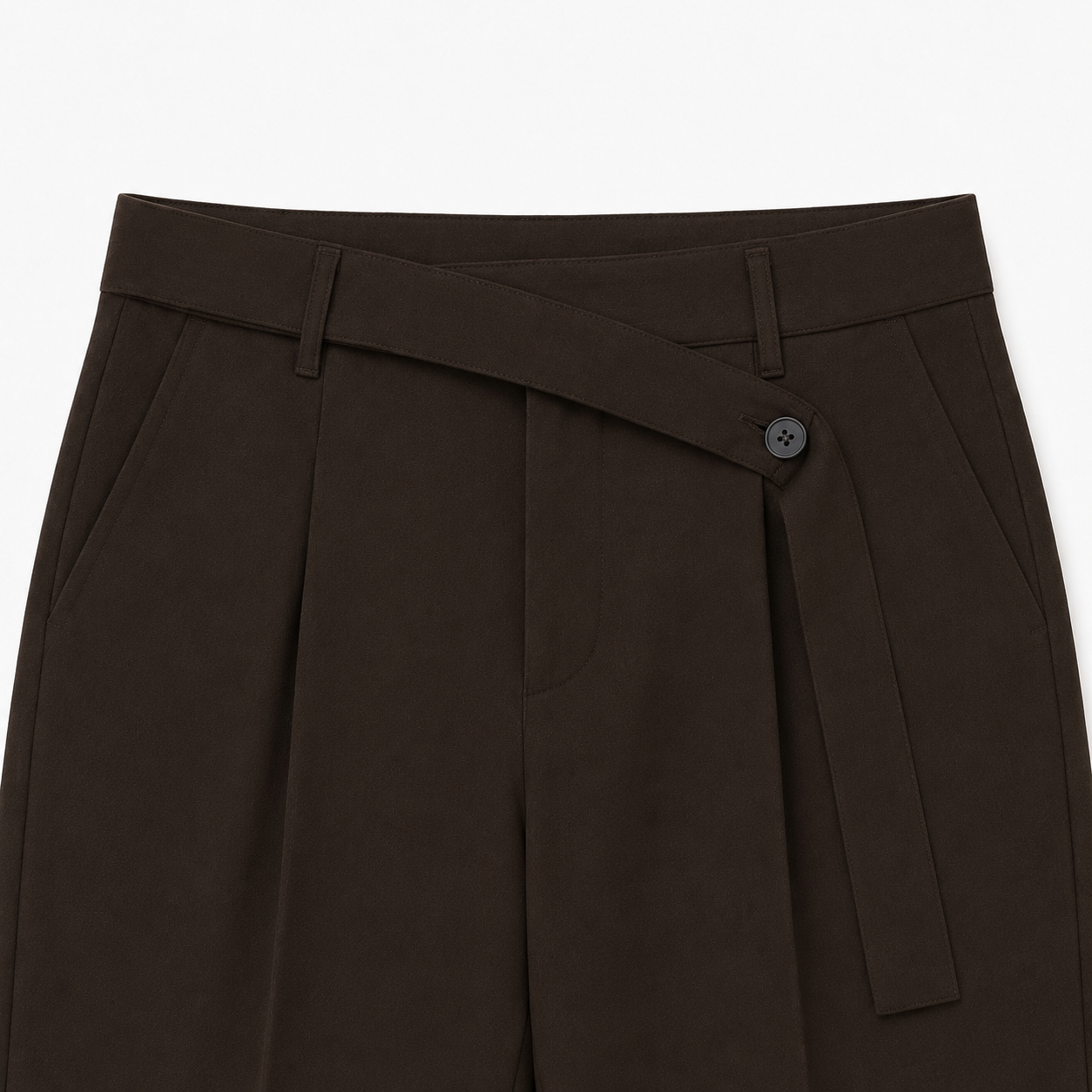 PANTALON À CEINTURE INTÉGRÉE