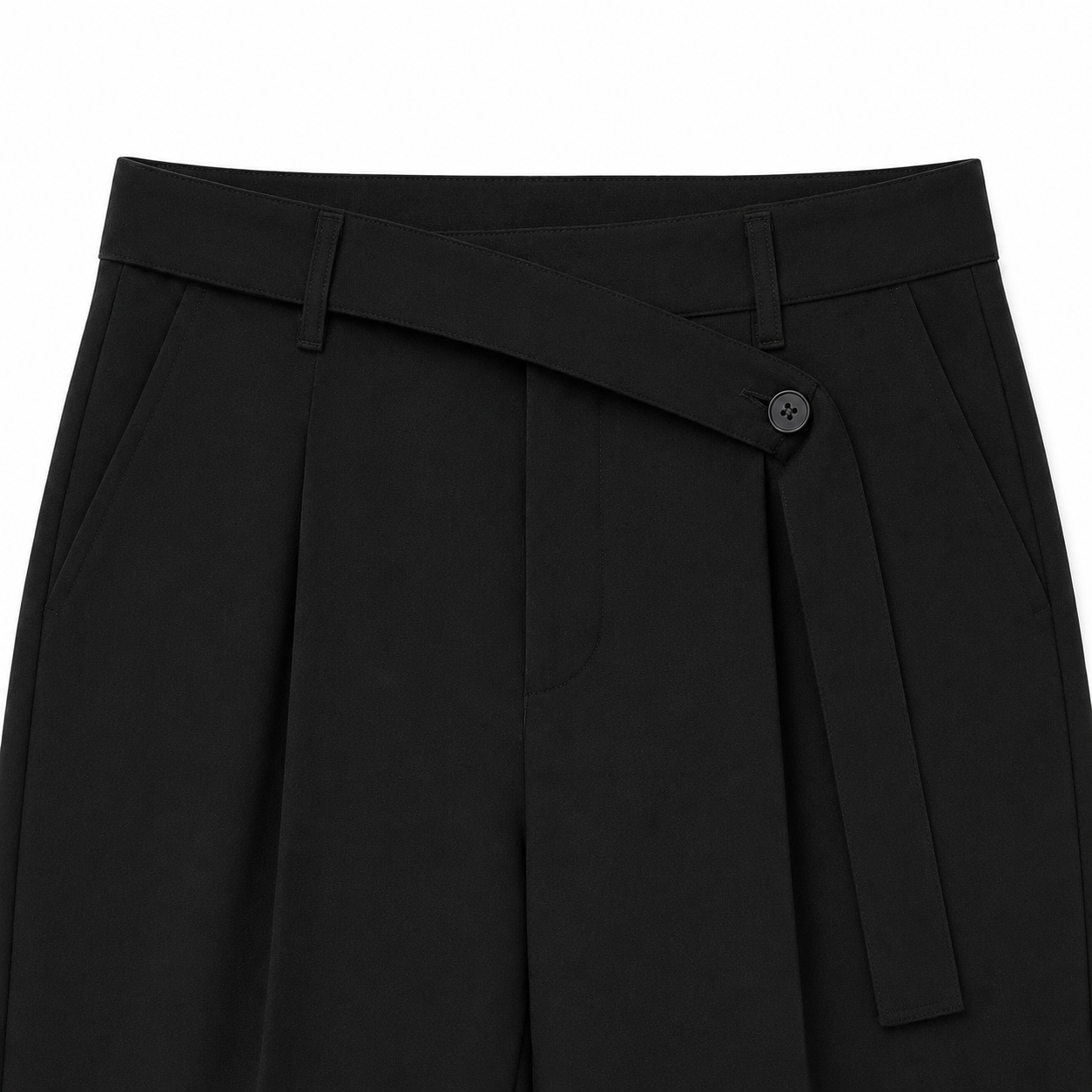 PANTALON À CEINTURE INTÉGRÉE
