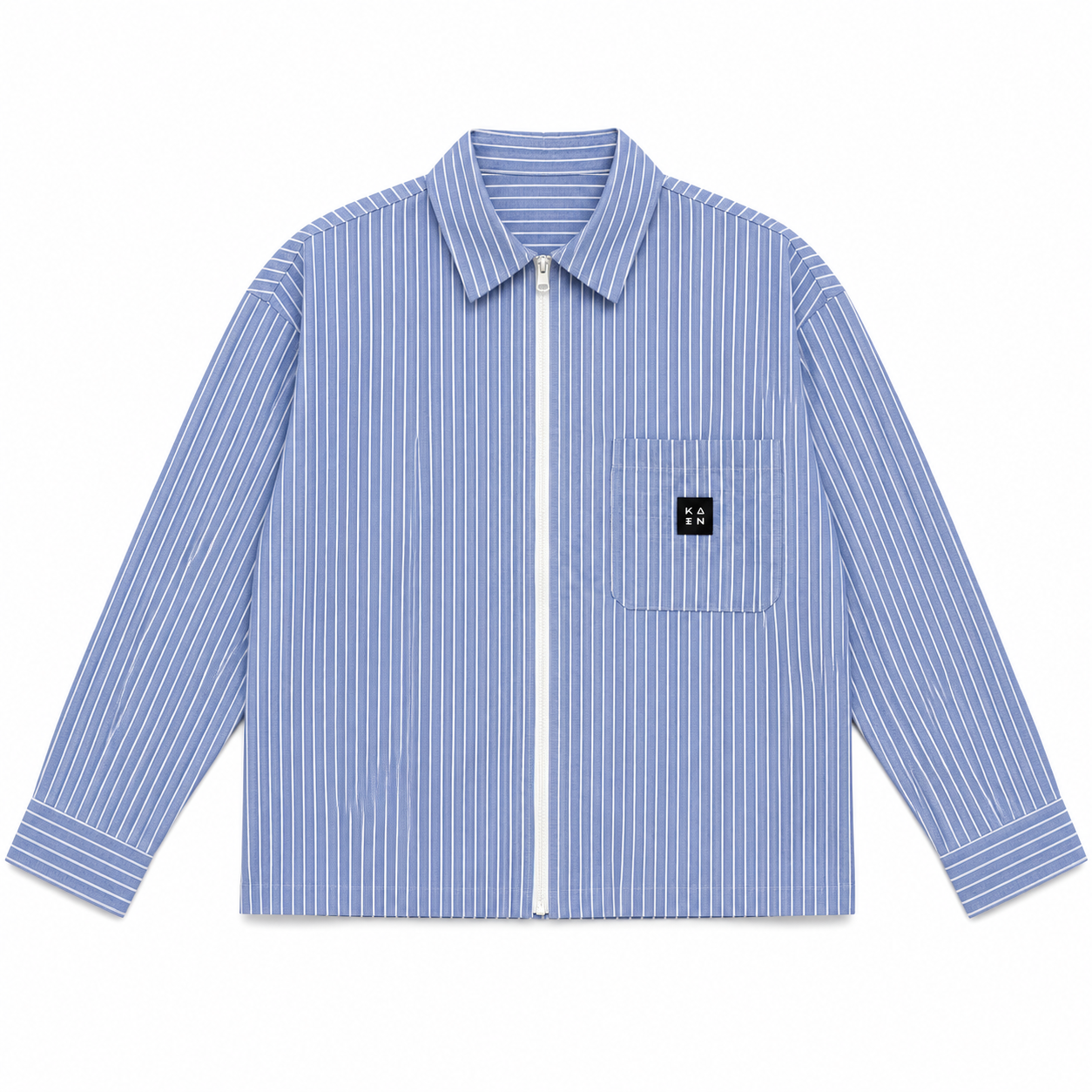 CHEMISE BOXY LONG MANCHE ZIPPÉ « KAEN STUDIO »