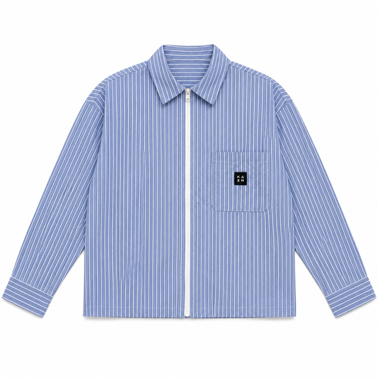 CHEMISE BOXY LONG MANCHE ZIPPÉ « KAEN STUDIO »