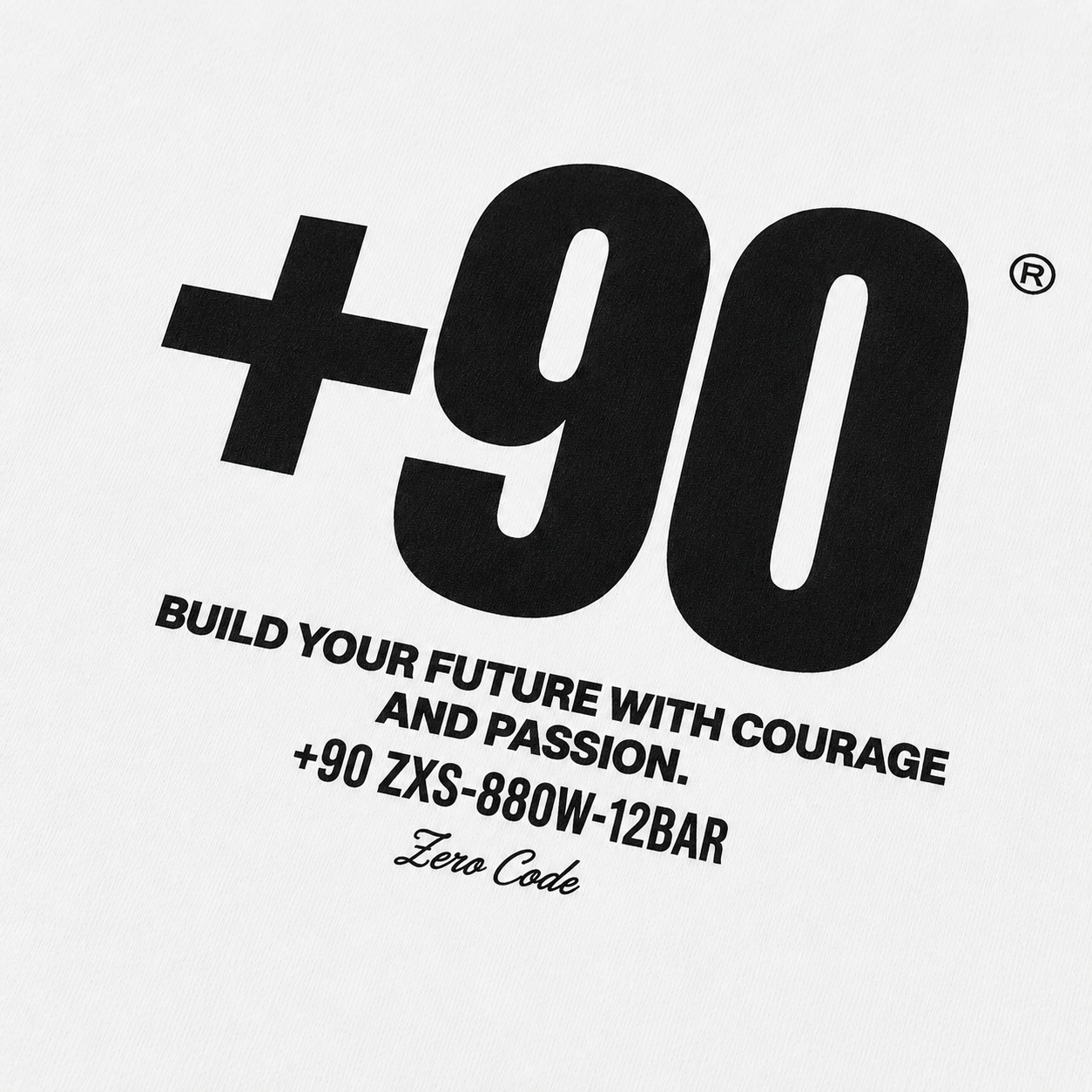 T-SHIRT BOXY « +90 »