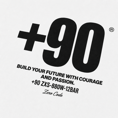 T-SHIRT BOXY « +90 »