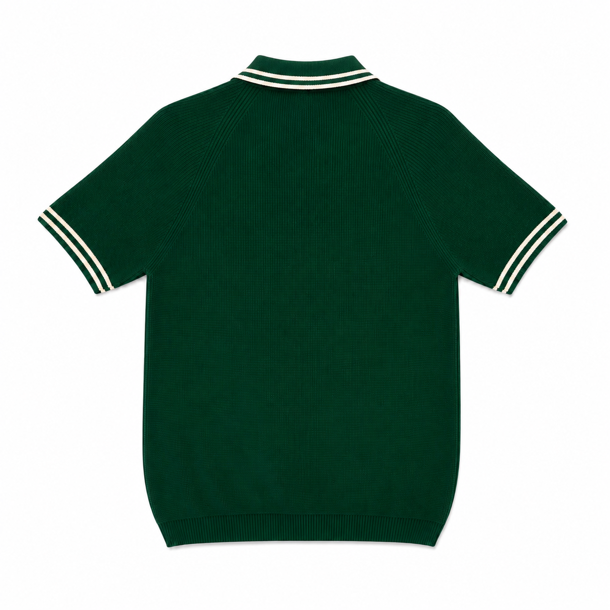 POLO ZIPPÉ BRODERIE