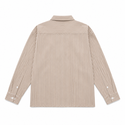 CHEMISE BOXY LONG MANCHE ZIPPÉ « KAEN STUDIO »