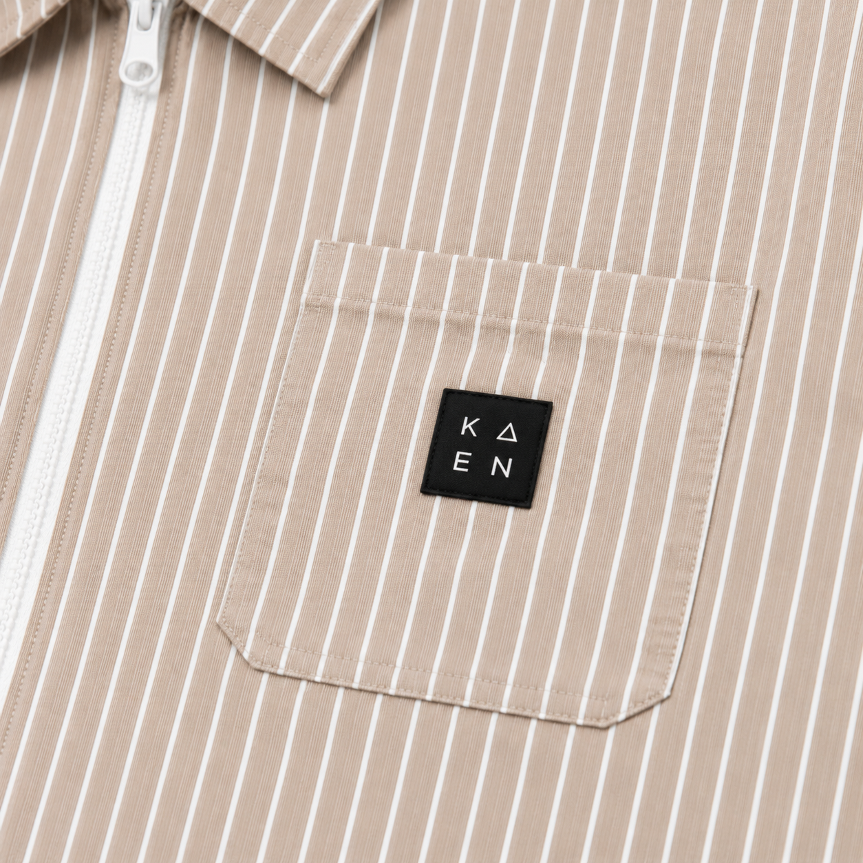CHEMISE BOXY LONG MANCHE ZIPPÉ « KAEN STUDIO »