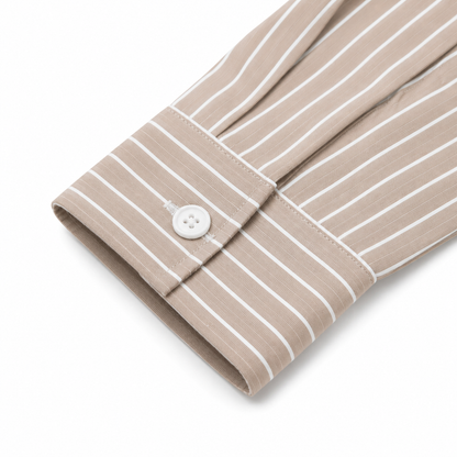 CHEMISE BOXY LONG MANCHE ZIPPÉ « KAEN STUDIO »