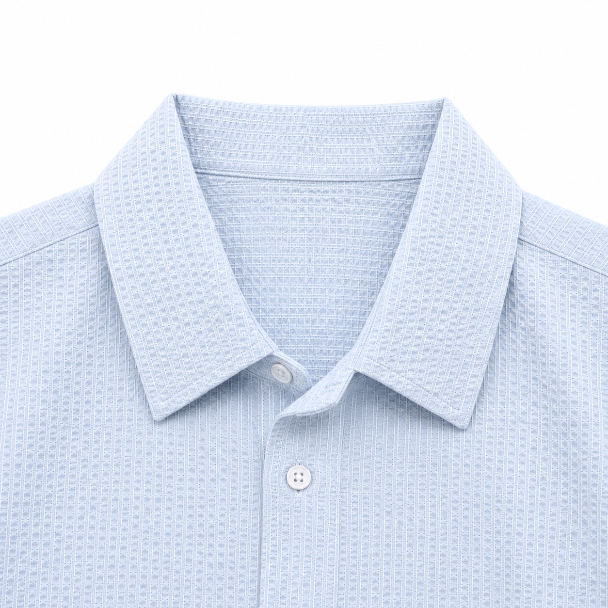 CHEMISE LONG MANCHE TEXTURÉ «  KAEN STUDIO »