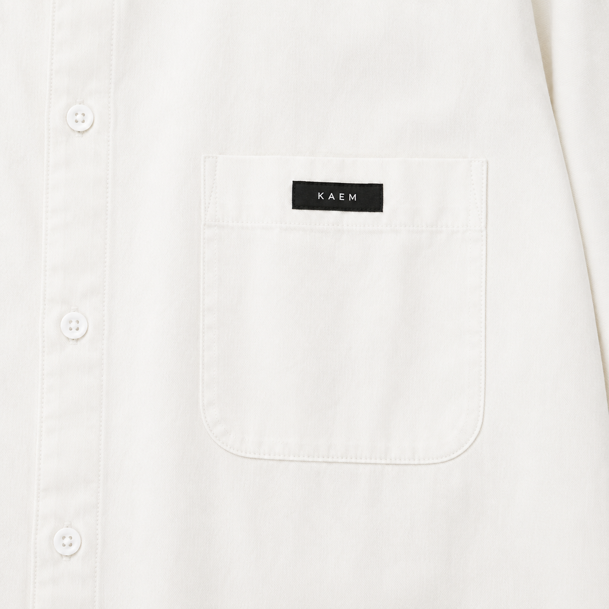 CHEMISE BOXY LONG MANCHE A POCHE « KAEN STUDIO »