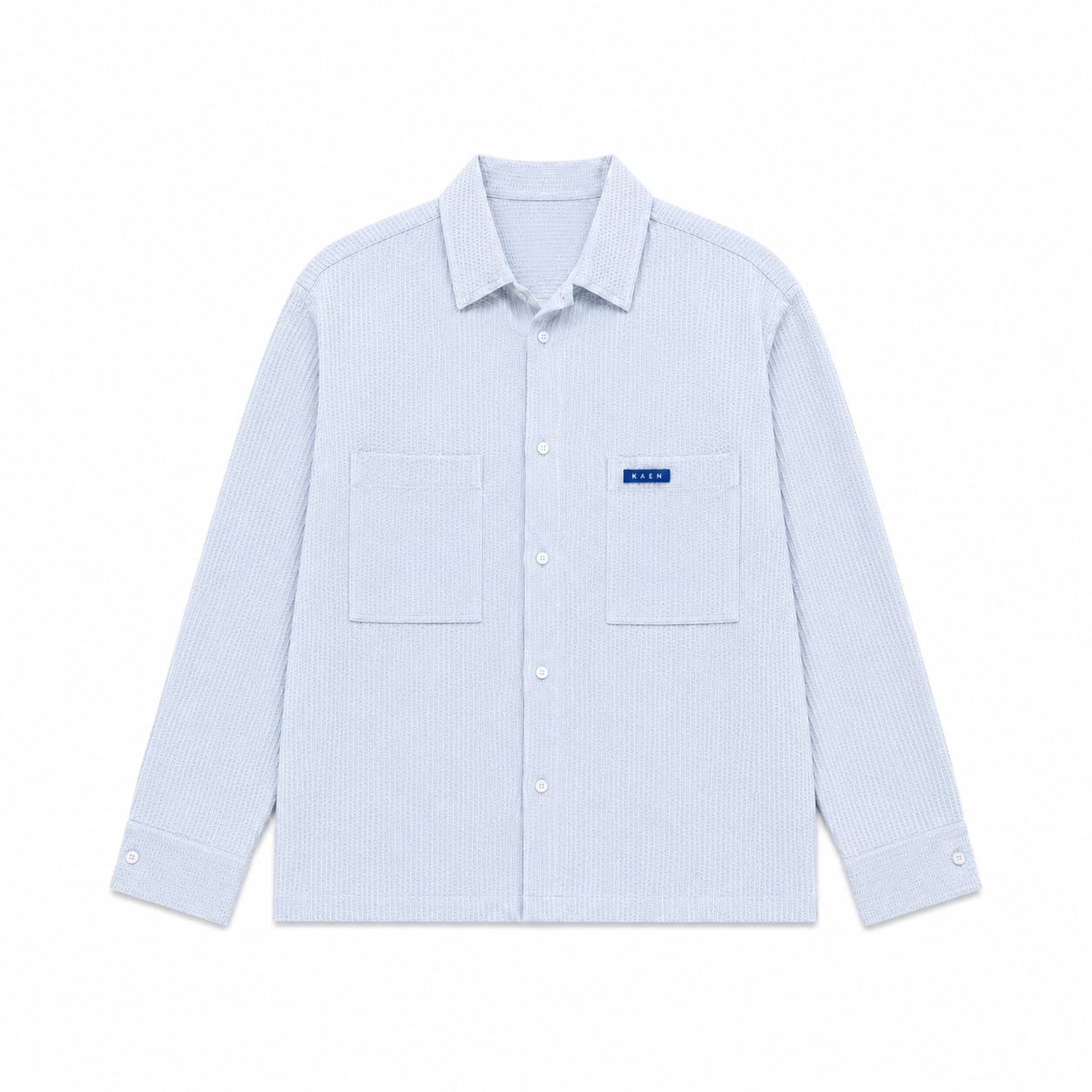 CHEMISE LONG MANCHE TEXTURÉ «  KAEN STUDIO »