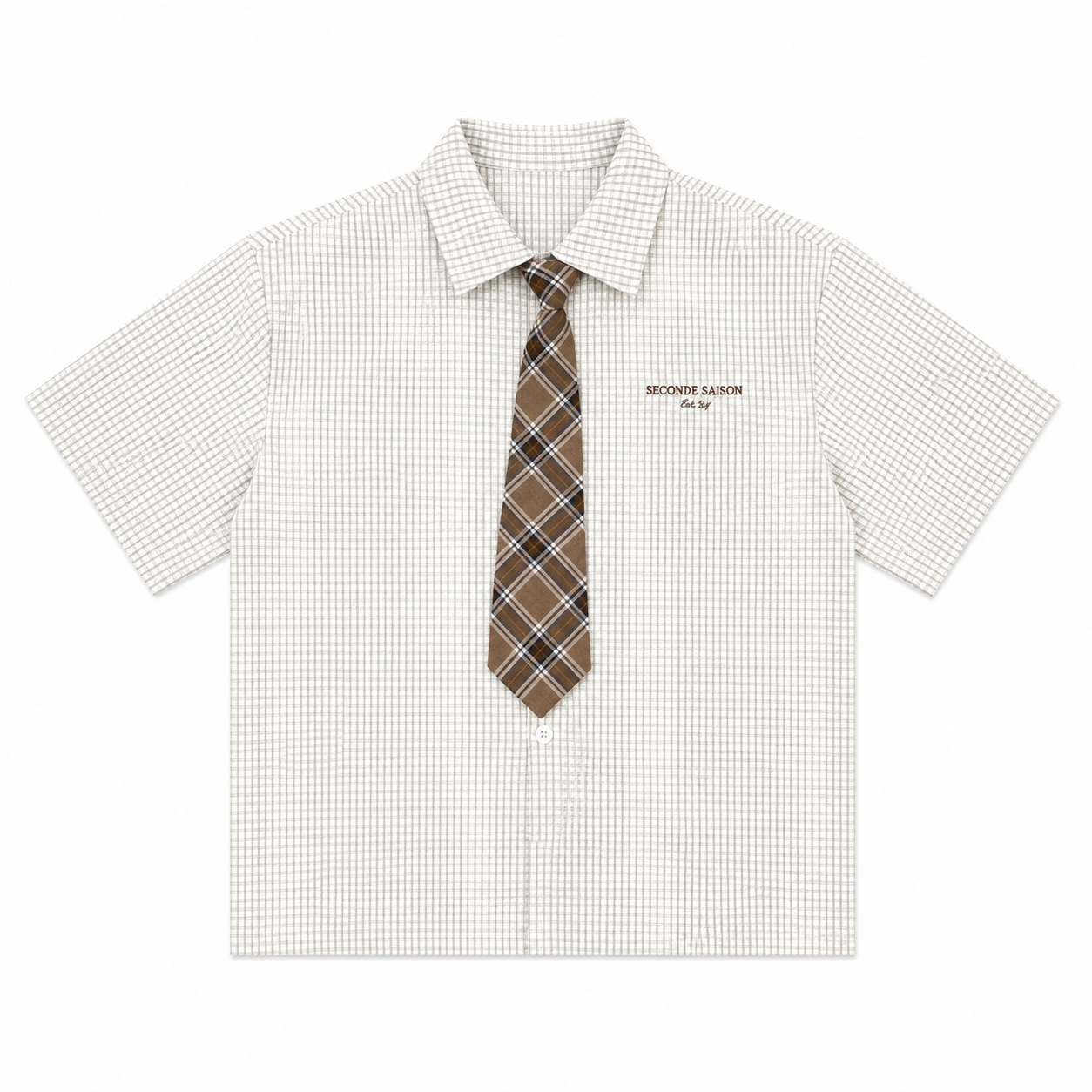 CHEMISE CRAVATE INTÉGRÉE «  SECONDE SAISON »