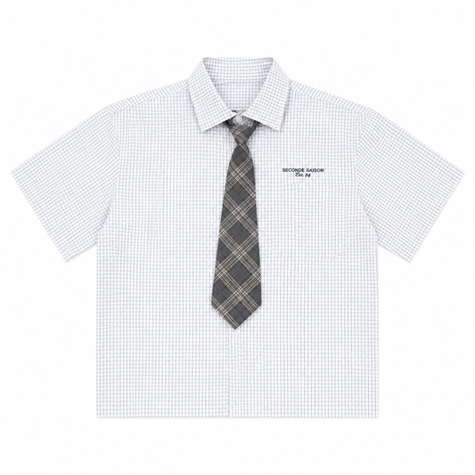 CHEMISE CRAVATE INTÉGRÉE «  SECONDE SAISON »