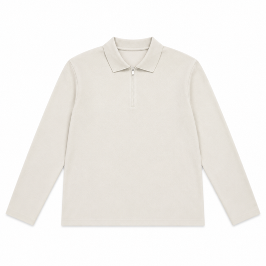 POLO LONG MANCHE ZIPPÉ