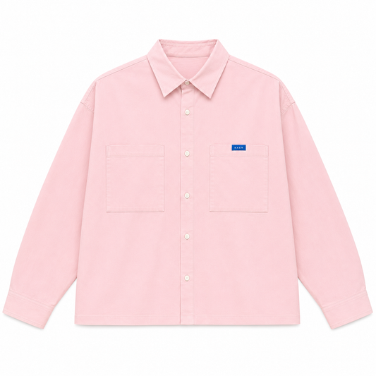 CHEMISE BOXY LONG MANCHE À POCHE