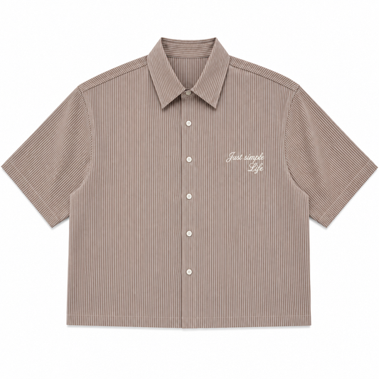 CHEMISE BOXY « JUST SIMPLE LIFE »
