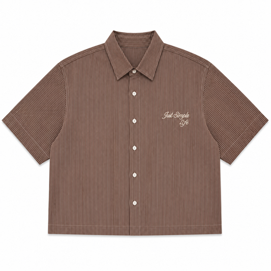 CHEMISE BOXY « JUST SIMPLE LIFE »