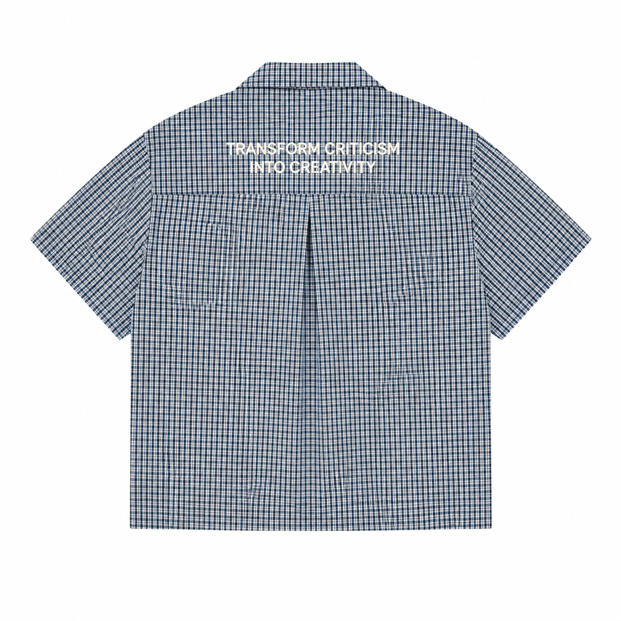 CHEMISE BOXY À CARREAUX À FERMOIRS MOUSQUETON