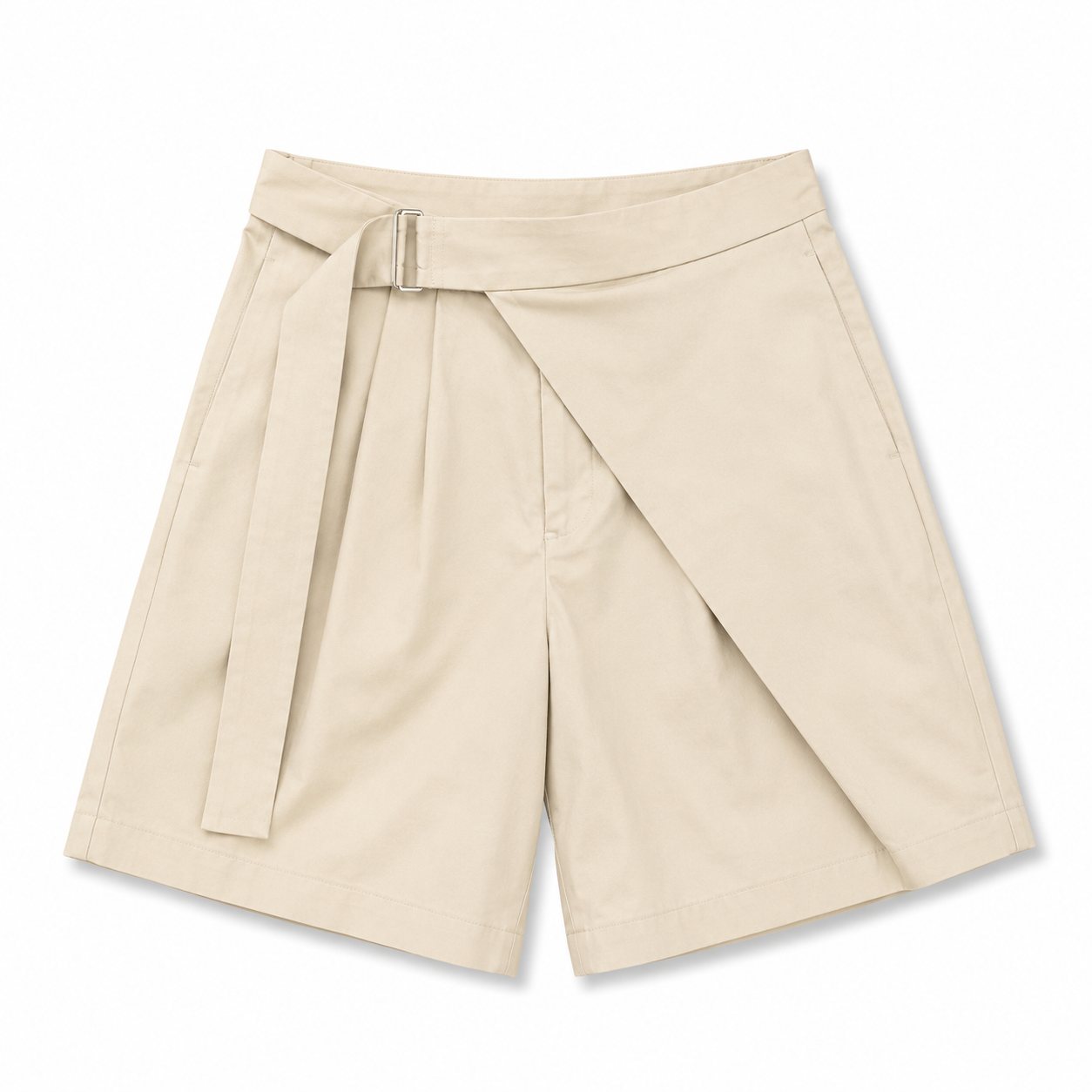 SHORT TAILLE CROISÉE AJUSTABLE