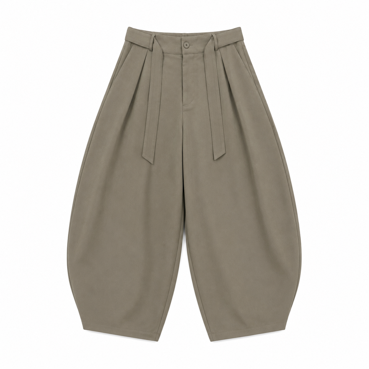 PANTALON BALLOON À CEINTURE AJUSTABLE