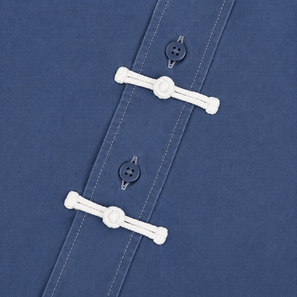 BOXY SHIRT WITH FROG FASTENINGS