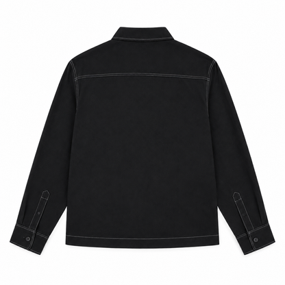 BOXY SHIRT WITH FROG FASTENINGS
