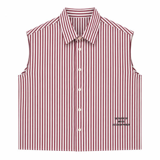 CHEMISE BOXY SANS MANCHES