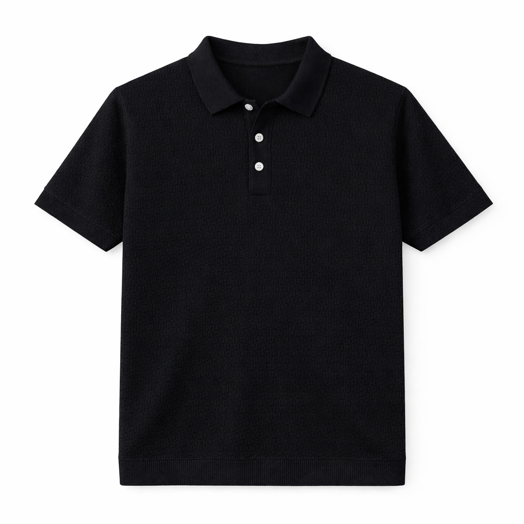 POLO MAILLE À BOUTONS
