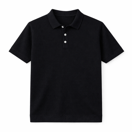 POLO MAILLE À BOUTONS