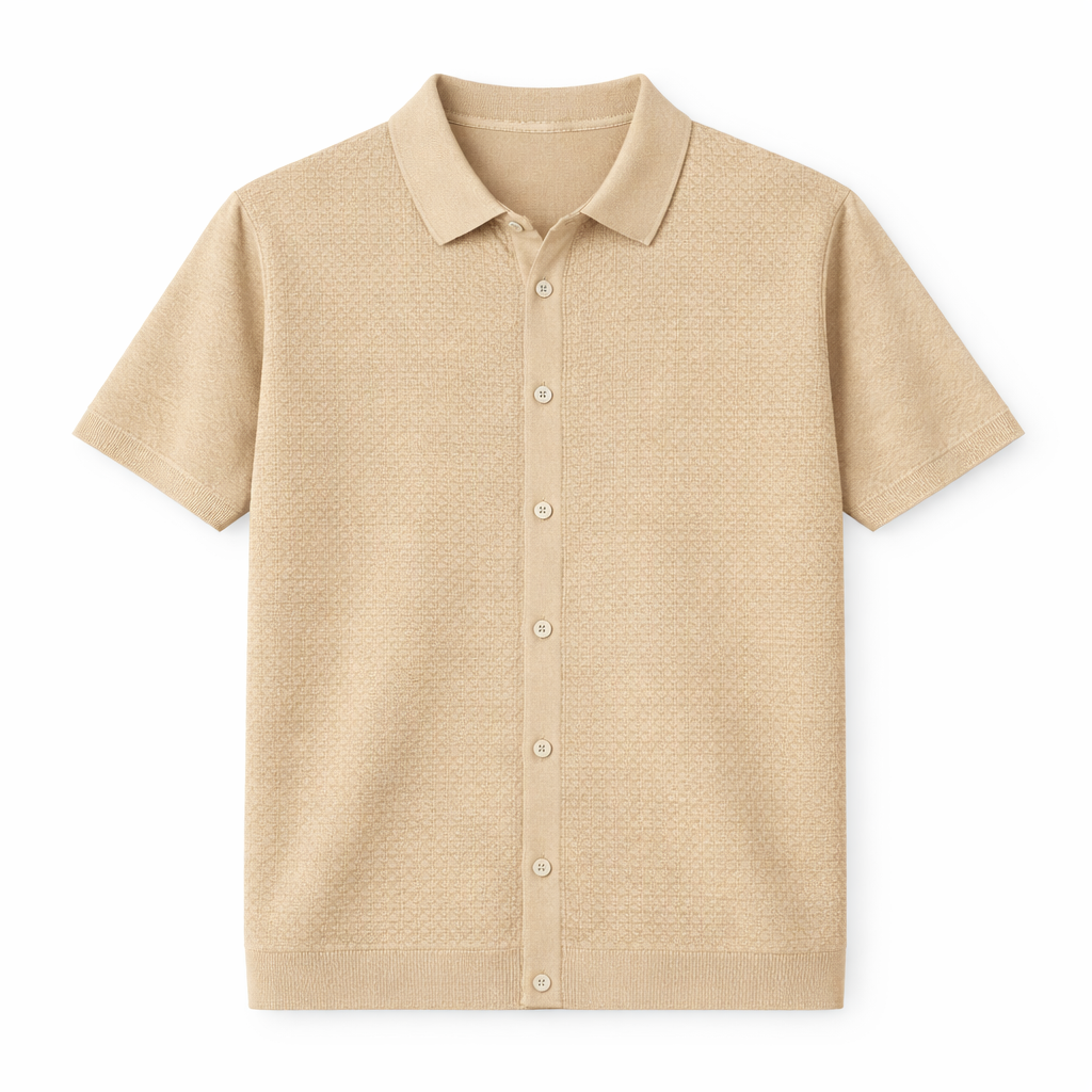 CHEMISE MAILLE TEXTURÉE