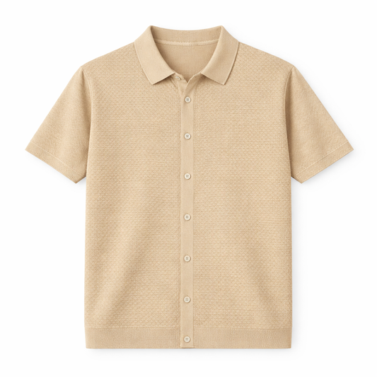 CHEMISE MAILLE TEXTURÉE