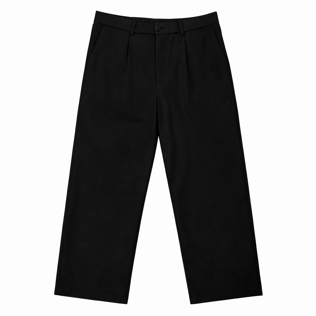 PANTALON AMPLE À PINCE