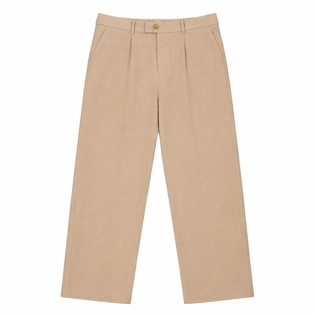 PANTALON AMPLE À PINCE