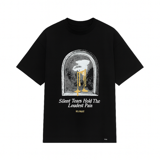T-SHIRT " GOLDEN TEARS PRINTED TEE "