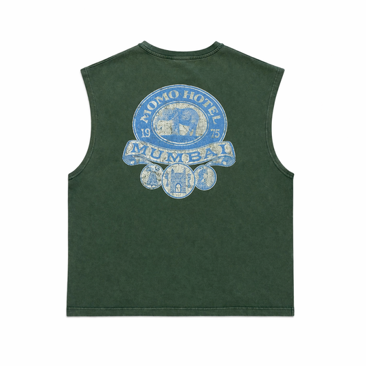 DÉBARDEUR IMPRIMÉ « MOMO HÔTEL »