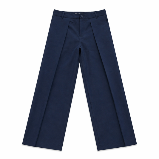 PANTALON À RAYURES À PINCES